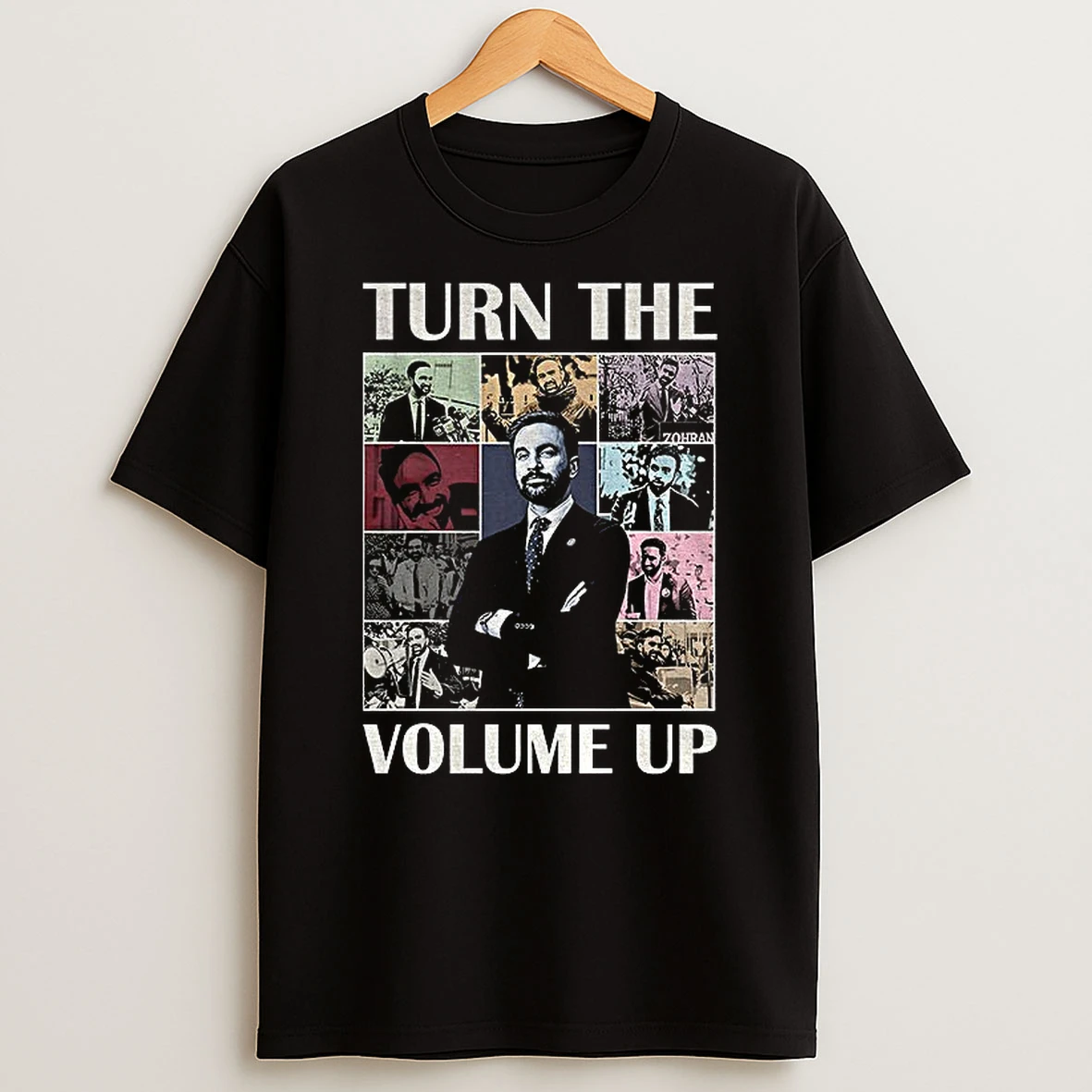 Turn The Volume Up Zohran Mamdani New York Mayor 2026 Era Tour Tshirt Hoodie