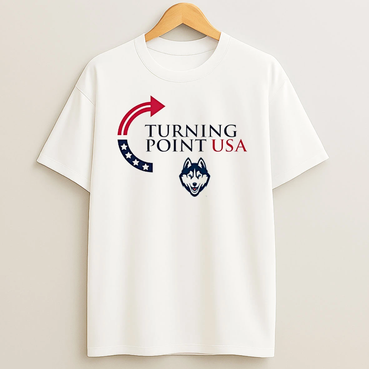 Uconn Huskies Turning Point Usa Tshirt Hoodie