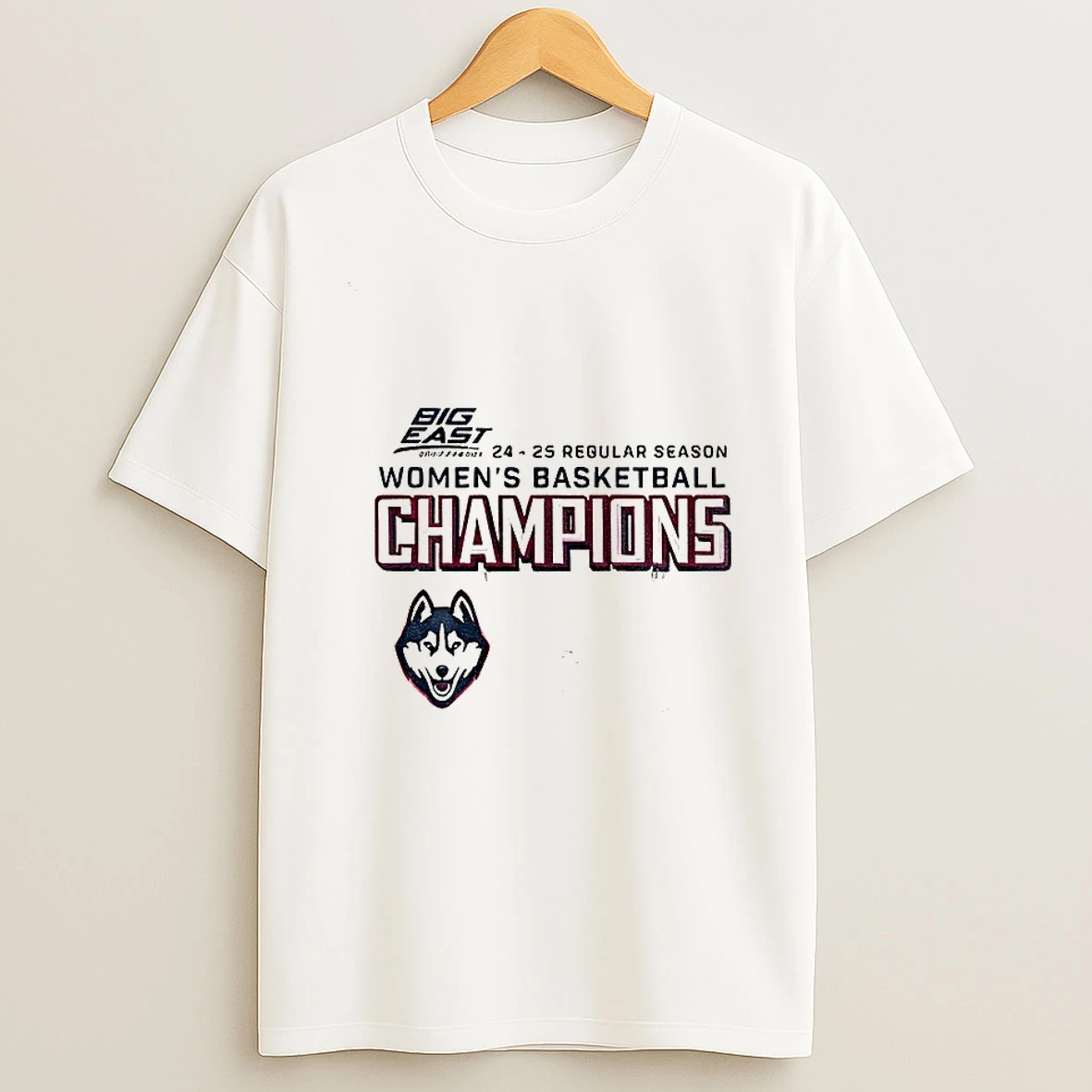 Uconn Womens Basketball Nba 2024 25 Big East Wbb Tournament Champions Tshirt Hoodie
