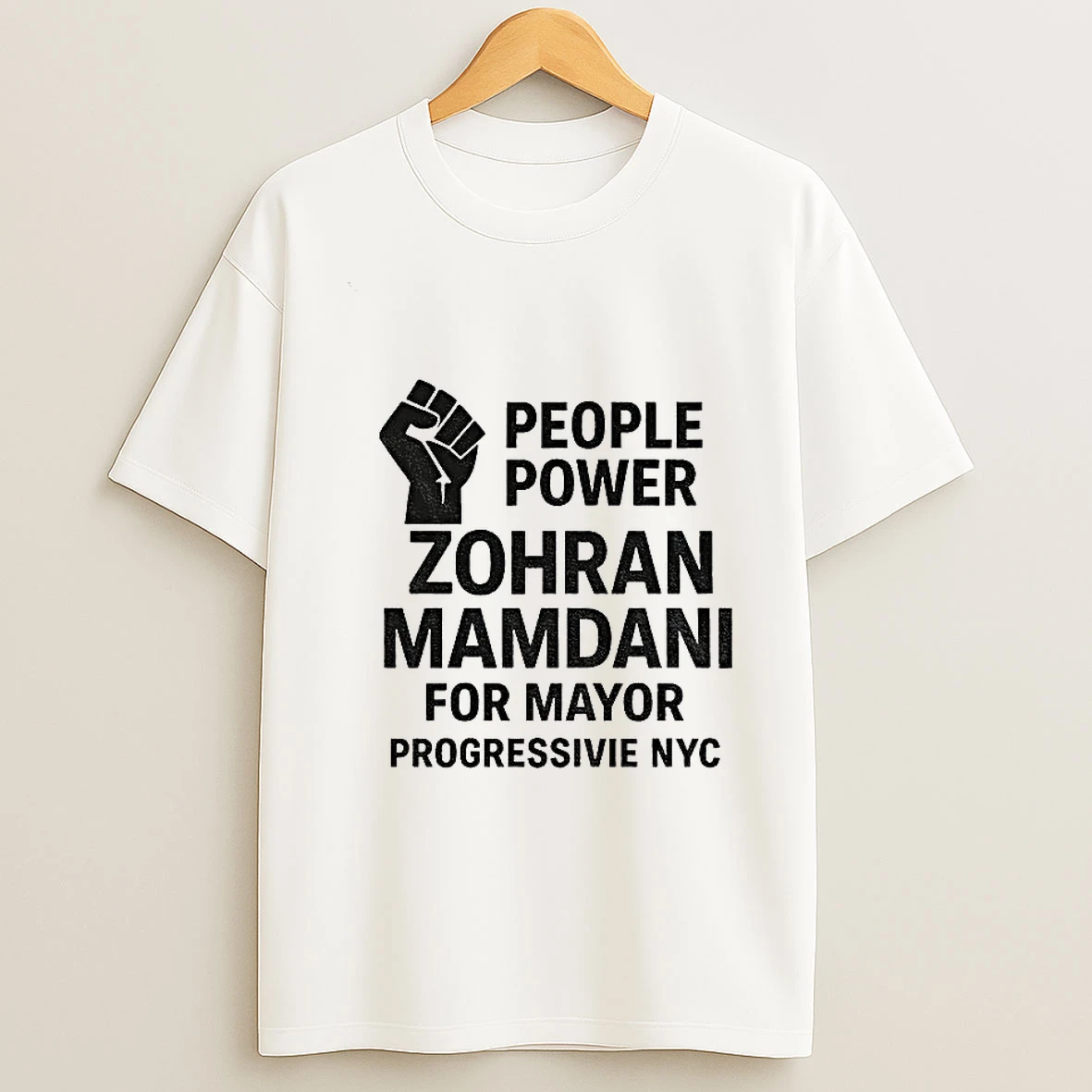 Uftezqx1 Zohran Mamdani People Power For Mayor Progressive New York City Mayor Mamdani 2025 Tshirt Hoodie