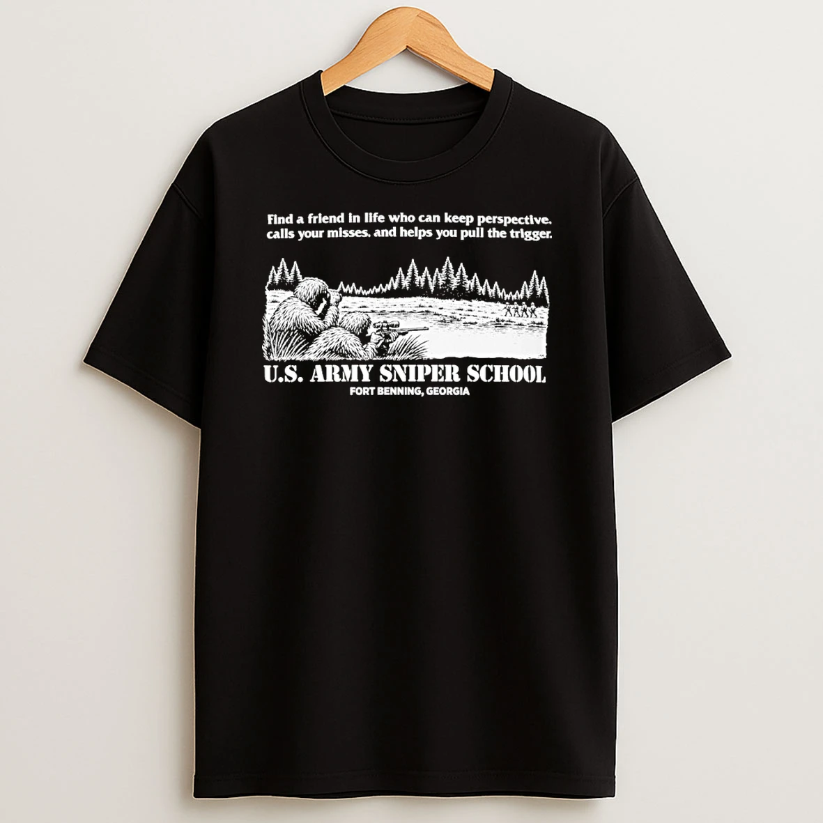 Us Army Sniper School Tshirt Hoodie