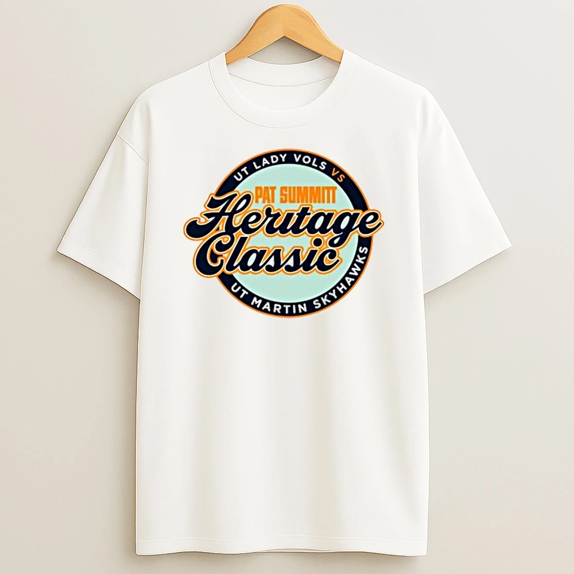 Ut Lady Vols Pat Summitt Heritage Classic Logo Tshirt Hoodie