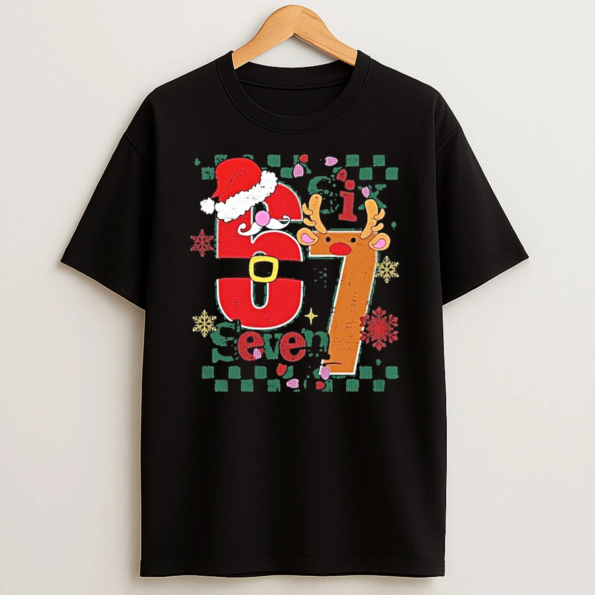 Ugly Christmas Funny Meme Six Seven 67 Tshirt Hoodie