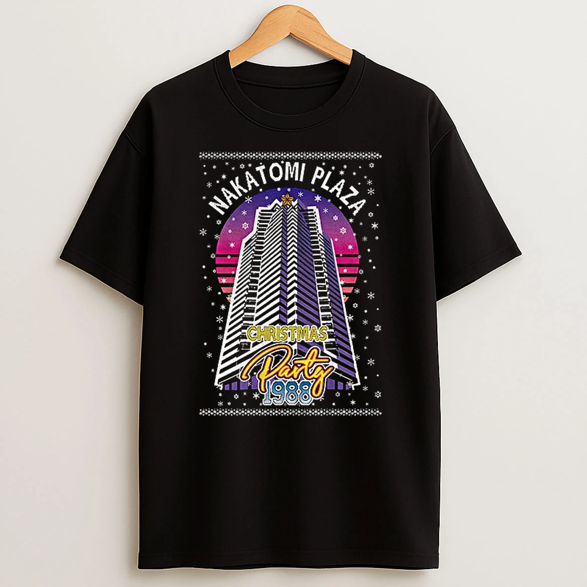 Ugly Christmas Nakatomi Plaza Party Tshirt Hoodie