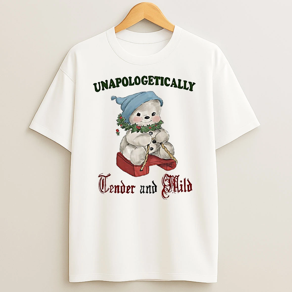 Unapologetically Tender And Mild Circle Tshirt Hoodie
