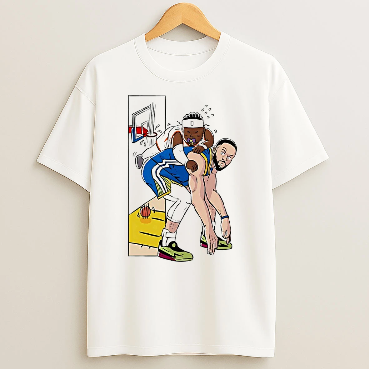 Uncle Steph Curry And Mark Williams Baby Golden State Warriors Circle Tshirt Hoodie