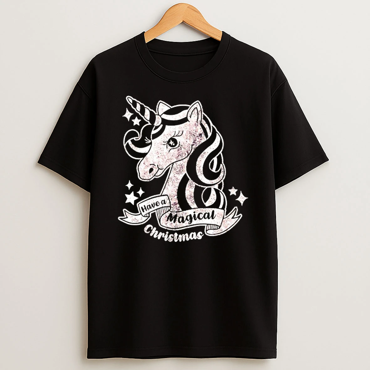 Unicorn Have A Magical Christmas Tshirt Hoodie