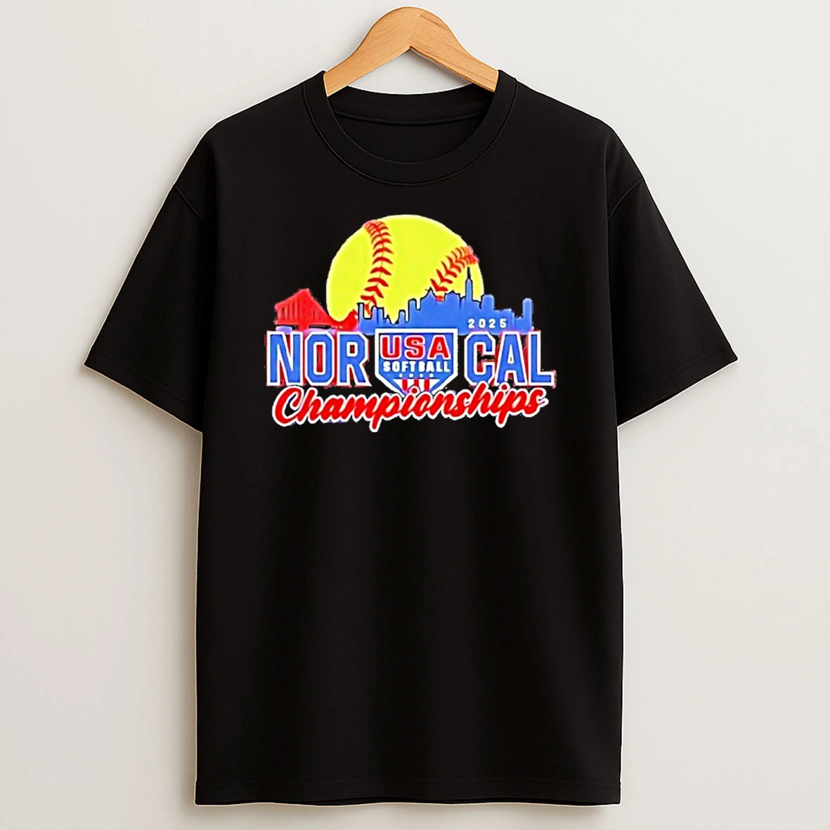 Usa Softball Baseball 2025 Norcal Championships Tshirt Hoodie