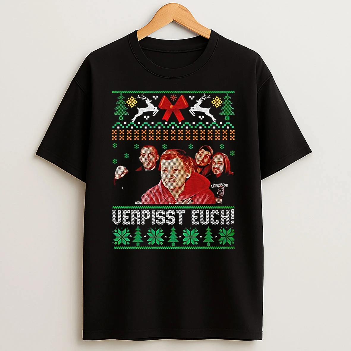 Verpisst Euch Christmas Ugly Tshirt Hoodie