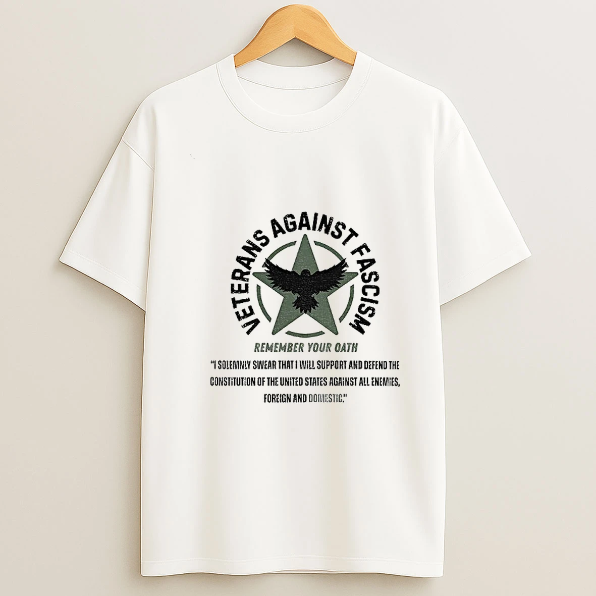 Veterans Against Fascism Remember Your Oath Tshirt Hoodie