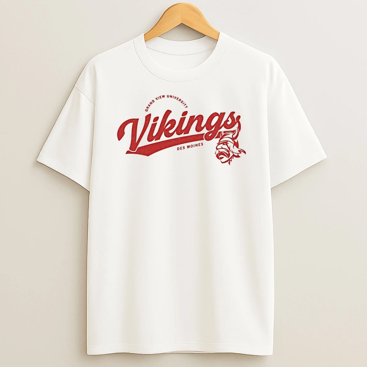 Vikings Script Logo Tshirt Hoodie