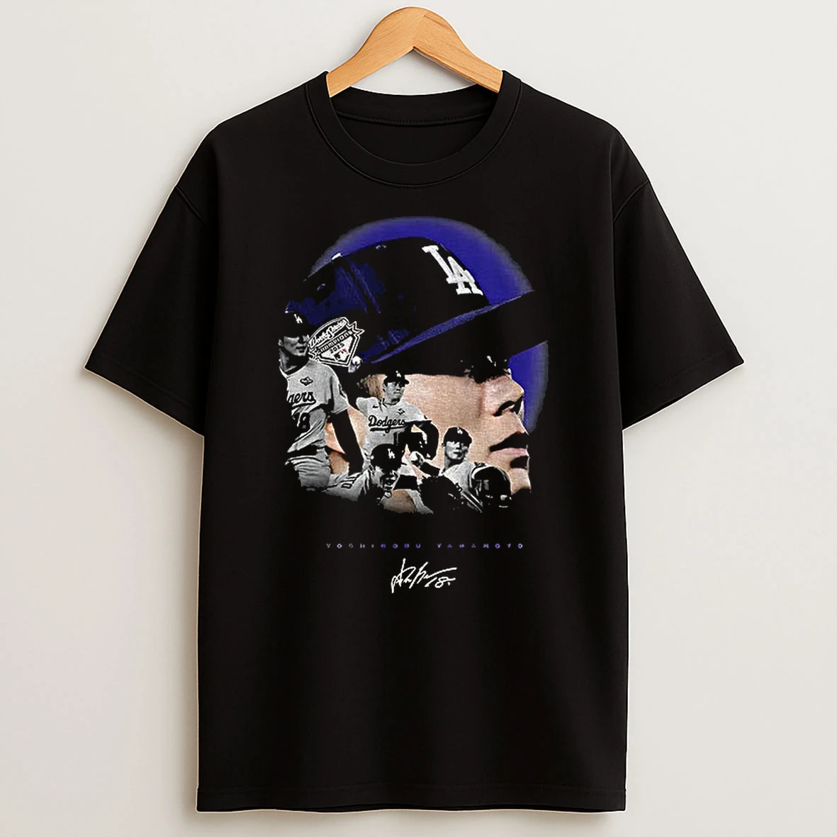 Vintage Yamamoto Dodgers Mvp Signature Tshirt Hoodie