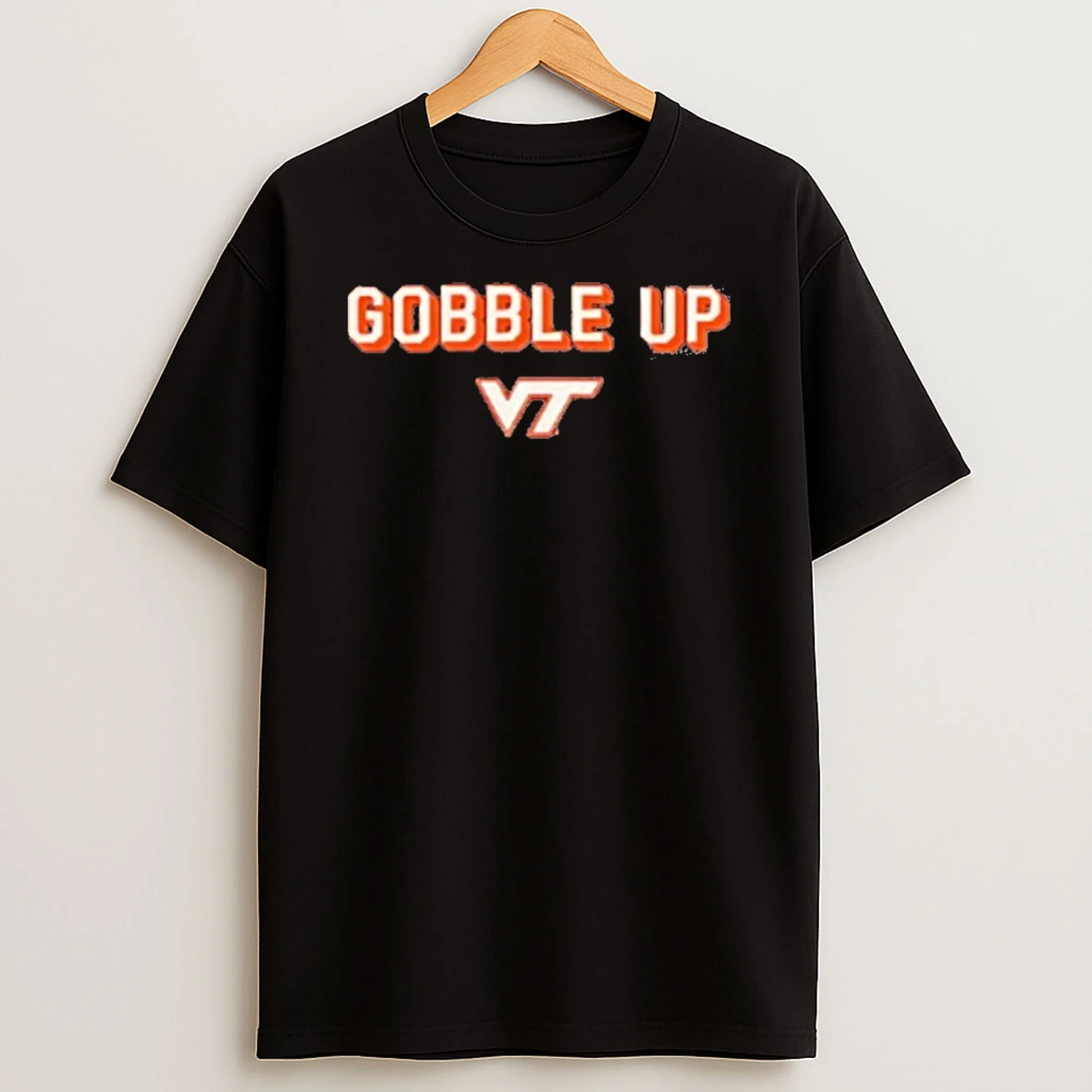Virginia Tech Hokies Football Logo Gobble Up Tshirt Hoodie