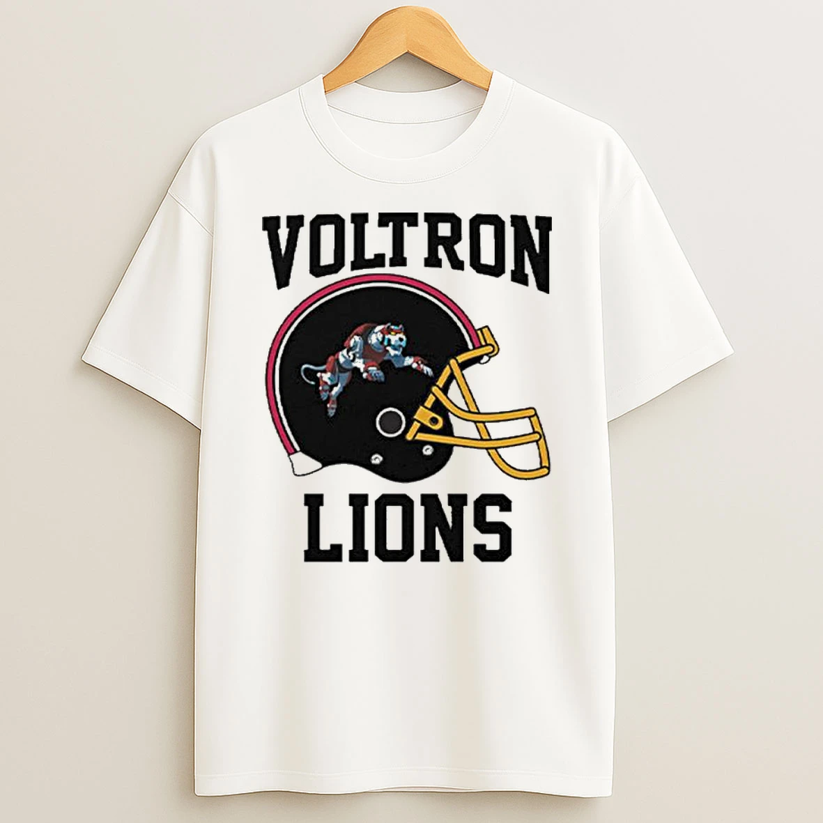 Voltron Lions Helmet Vintage Tshirt Hoodie