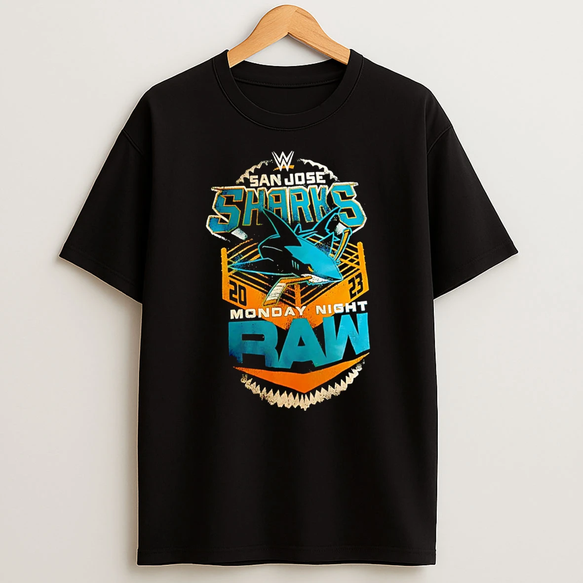 Wwe Smackdown San Jose Sharks Monday Night Raw Tshirt Hoodie