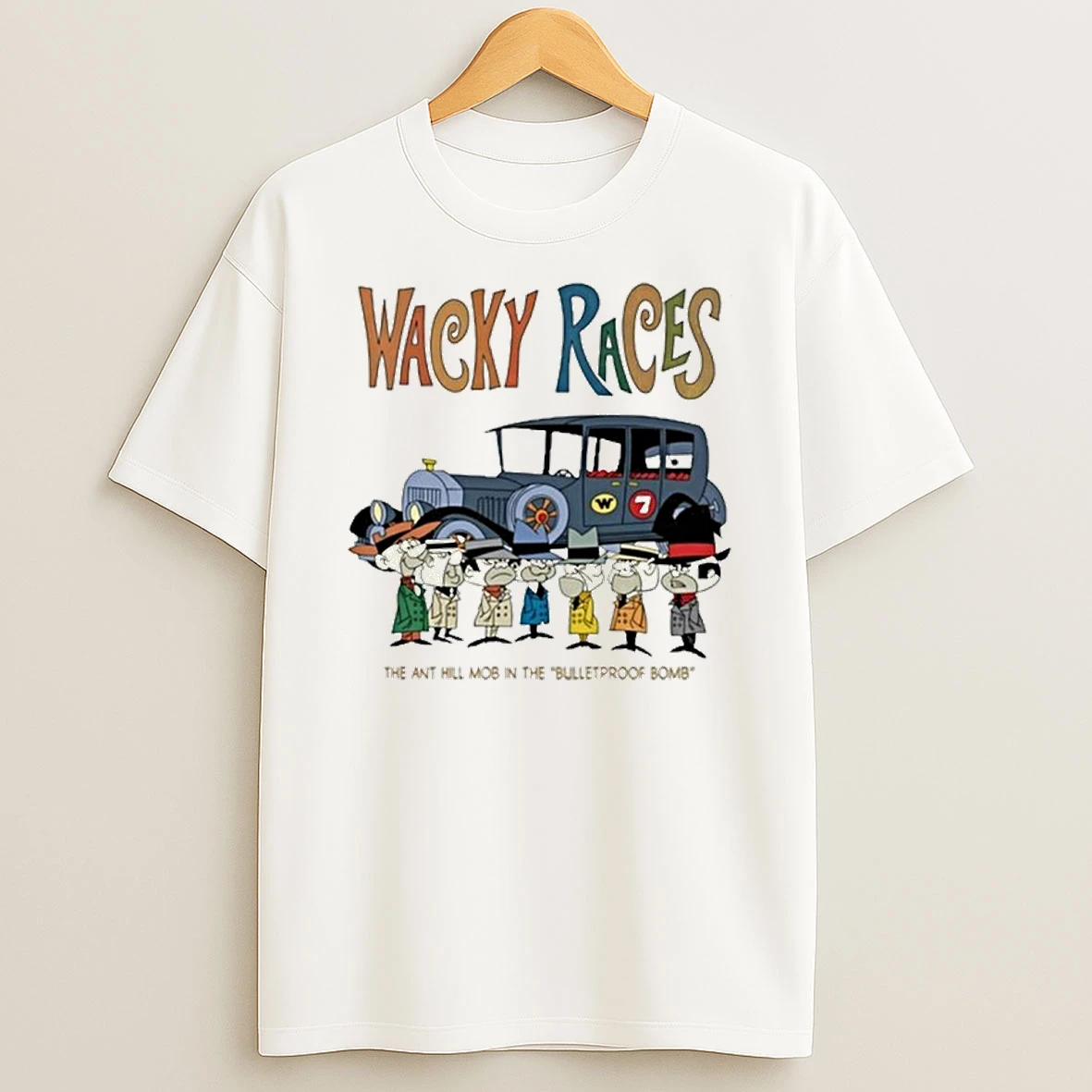 Wacky Races The Ant Hill Mob In The Bulletproof Bomb Tshirt Hoodie