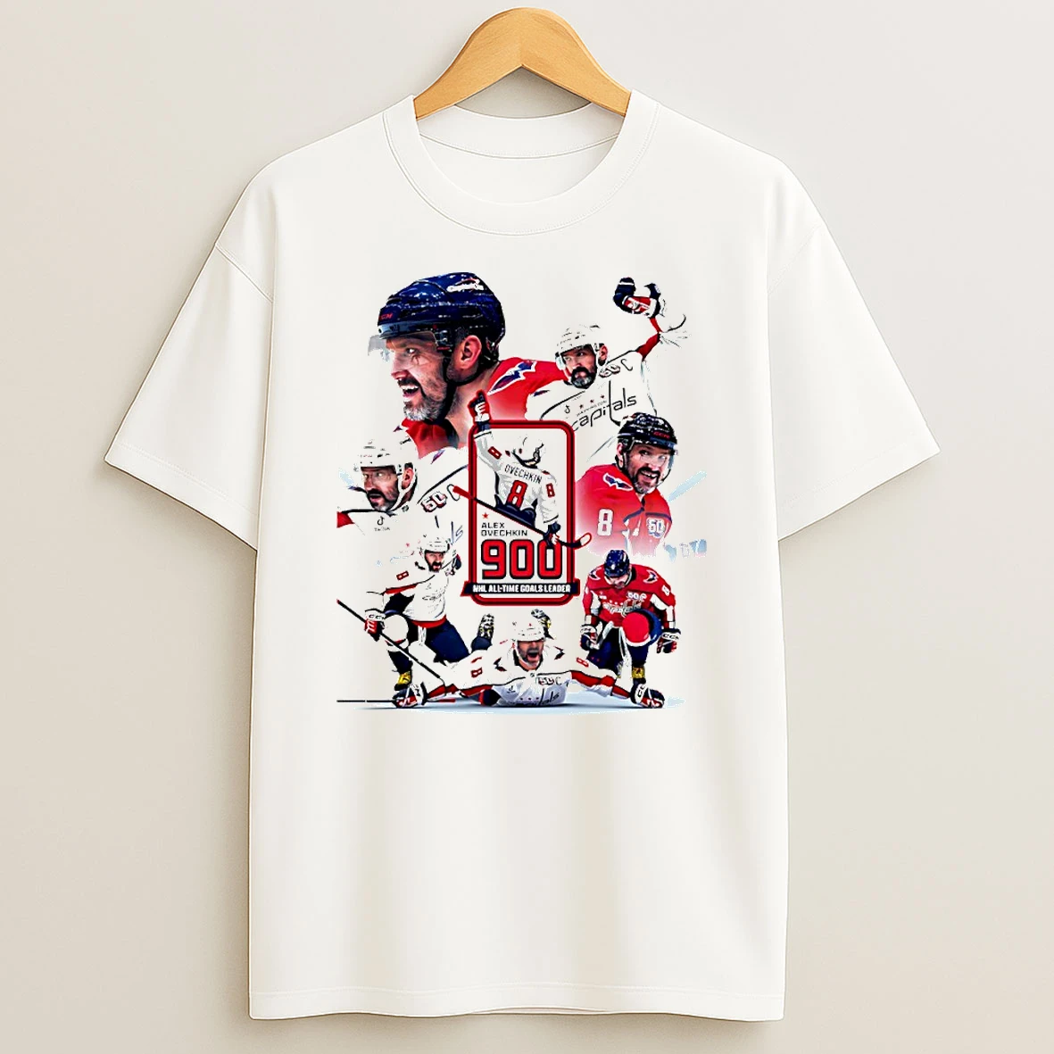 Washington Capitals Alex Ovechkins The First Player To Ever Score 900 Goals Circle Tshirt Hoodie