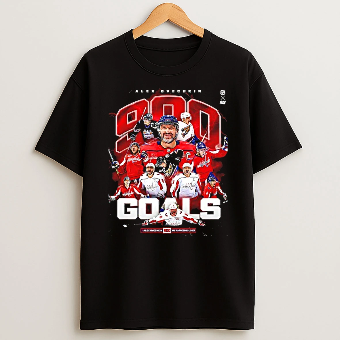 Washington Capitals Hockey Alex Ovechkin 900 Goals Tshirt Hoodie