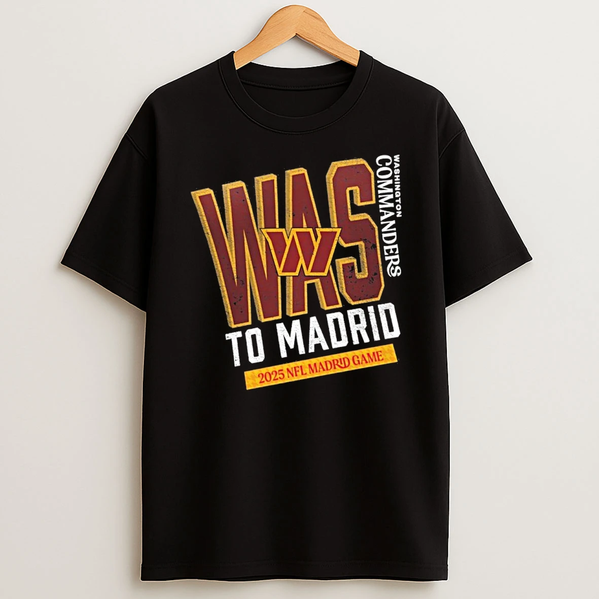 Washington Commanders 2025 To Madrid We Go Tshirt Hoodie