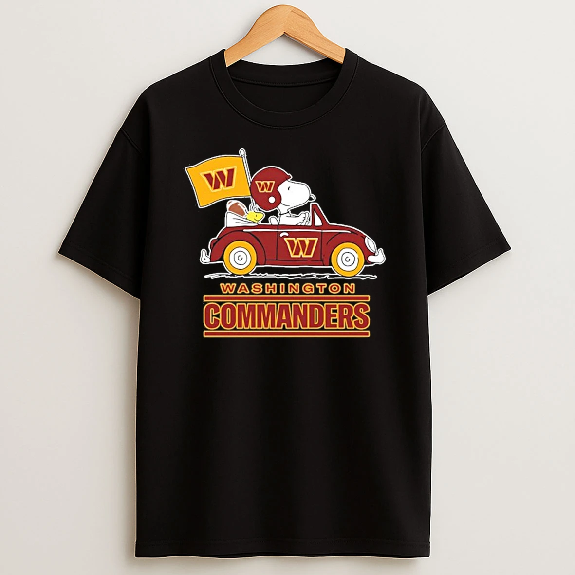 Washington Commanders Football X Snoopy Drive Car Tshirt Hoodie