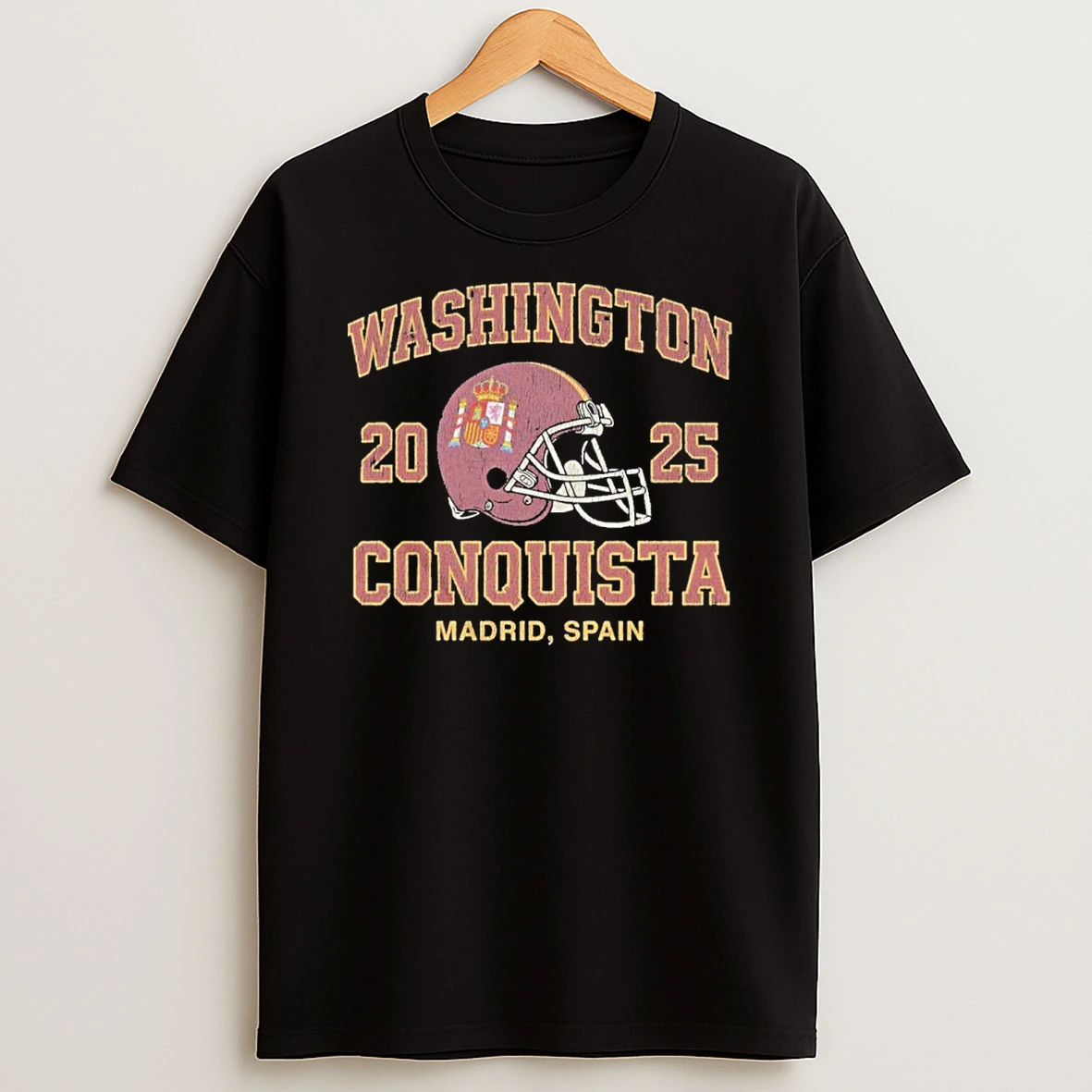 Washington Conquista X Nfl Madrid 2025 Football Tshirt Hoodie