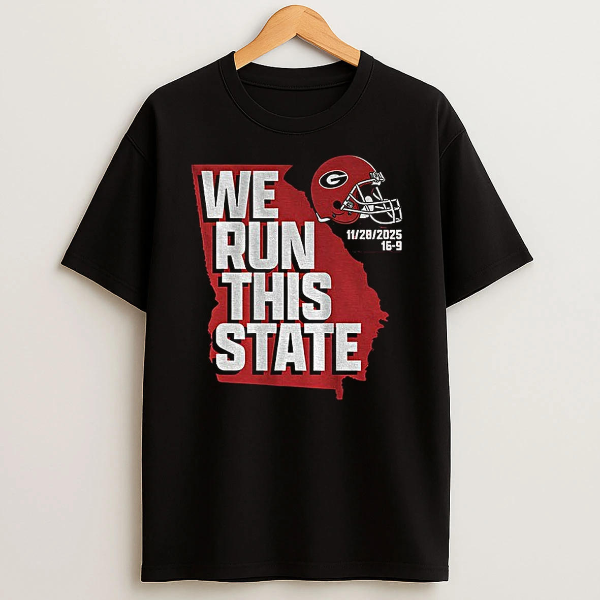 We Run This State 11 28 2025 Georgia Bulldogs Football Logo Tshirt Hoodie