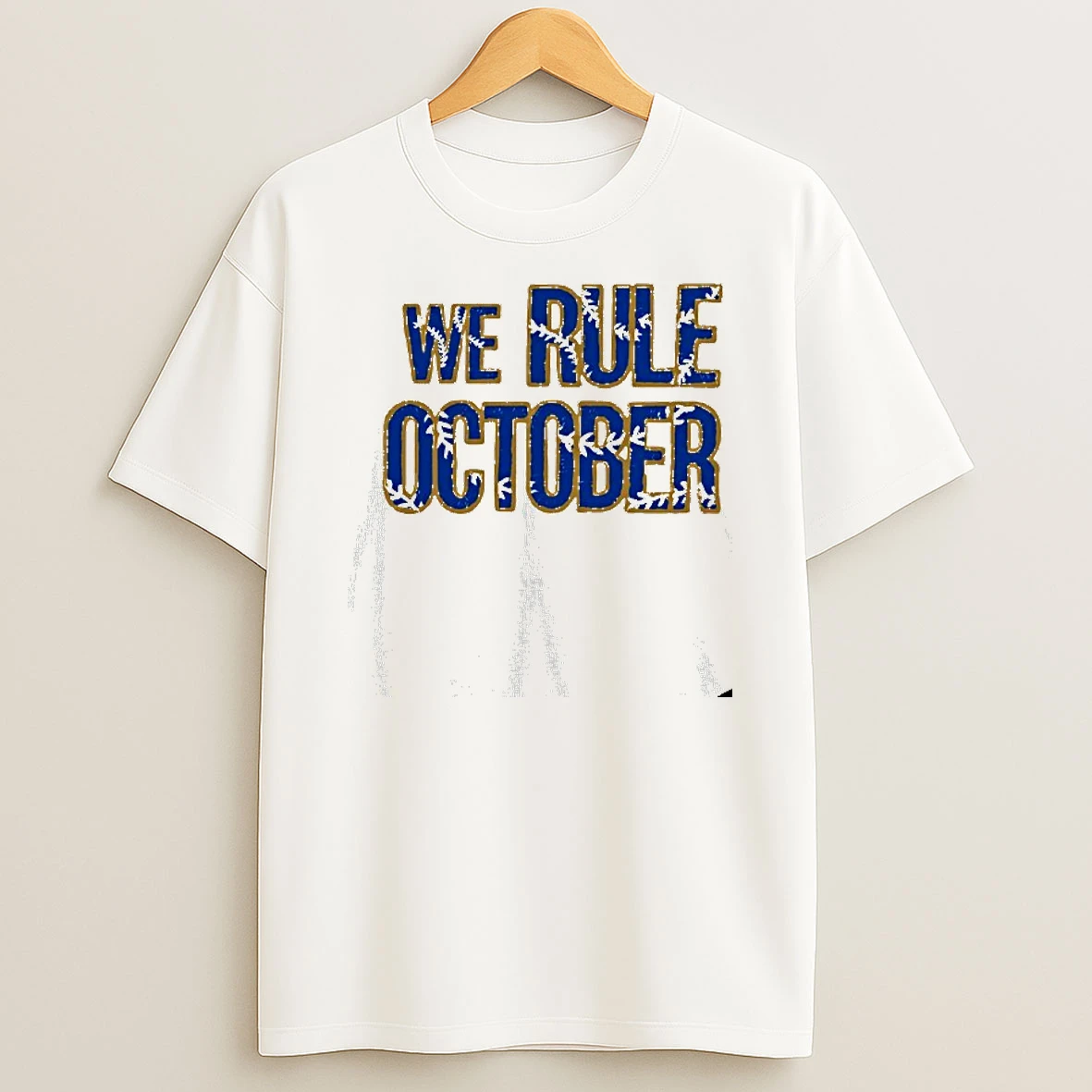 We Rule October Los Angeles Dodgers Tshirt Hoodie