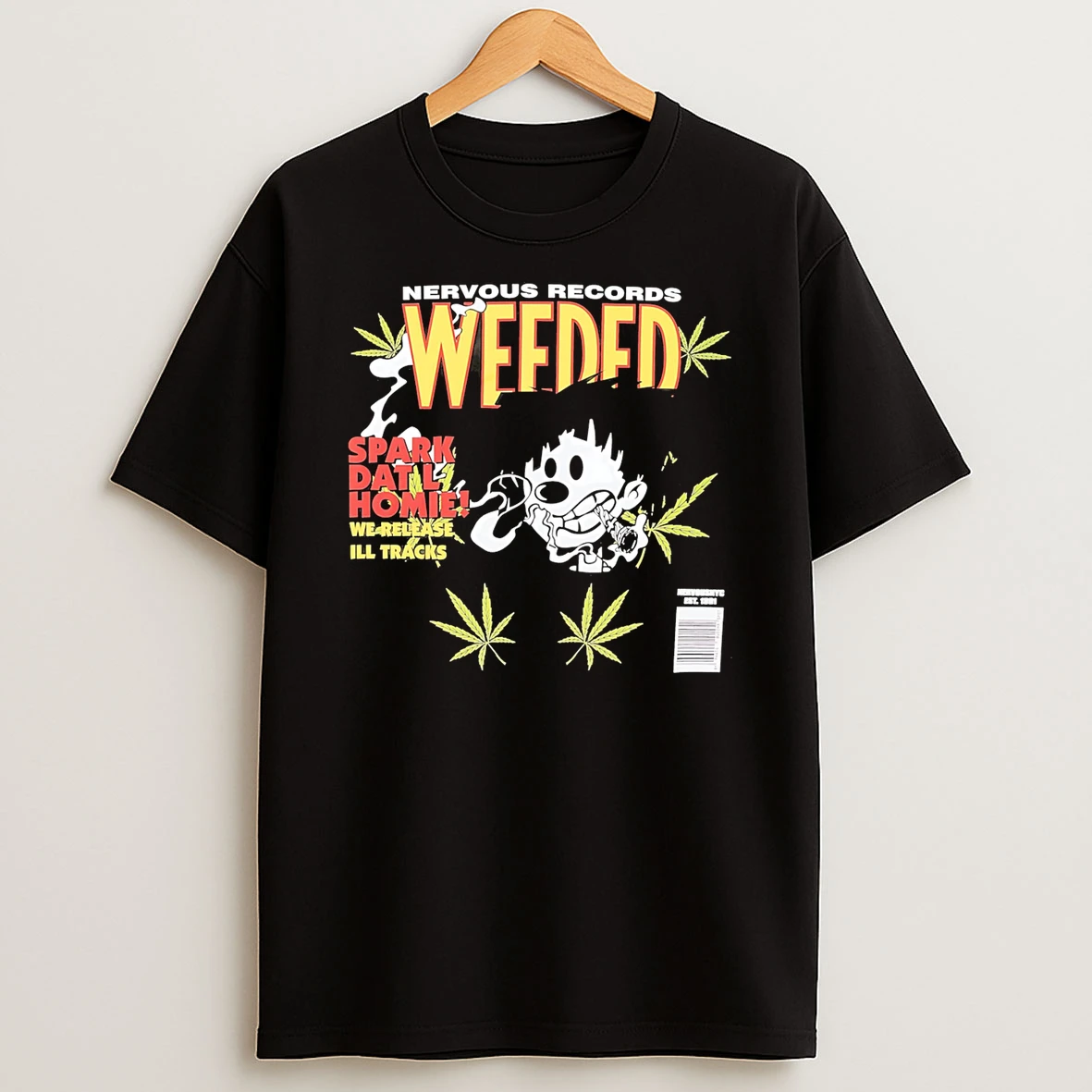 Weeded Records Vintage Tshirt Hoodie