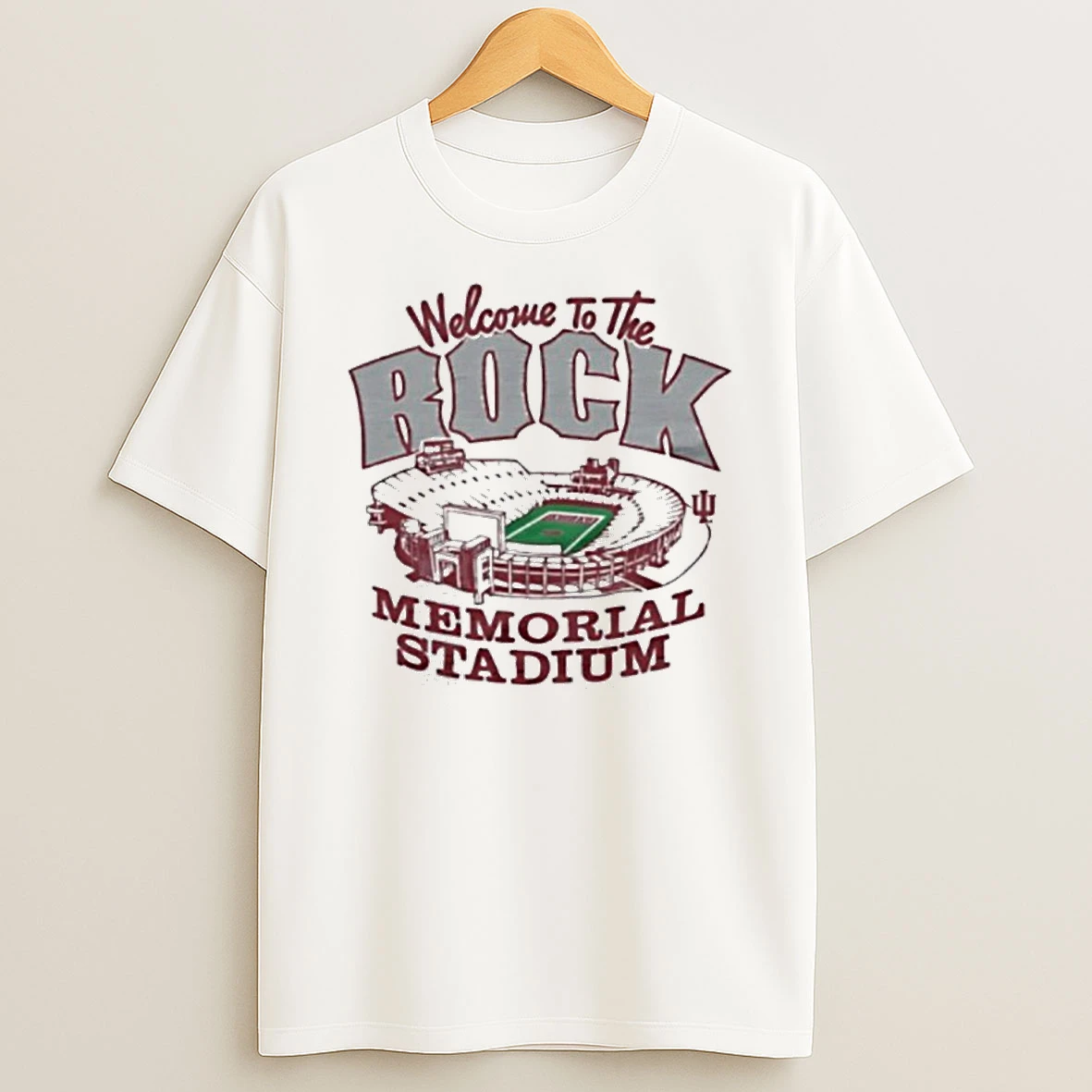 Welcome To The Rock Memorial Stadium Indiana University Tshirt Hoodie