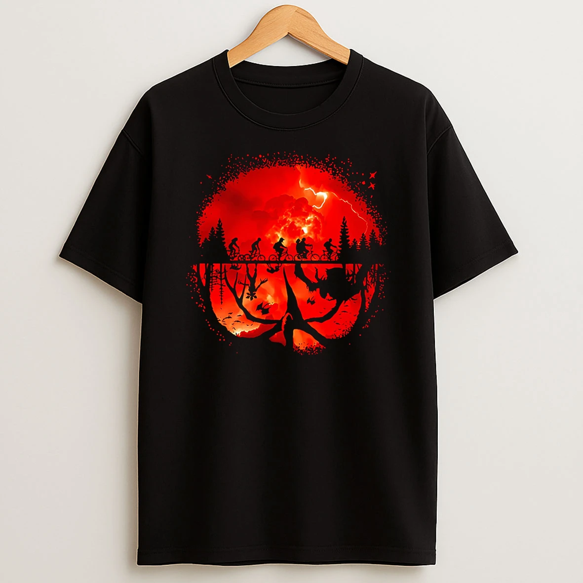 Welcome To The Upside Down Stranger Things Tshirt Hoodie