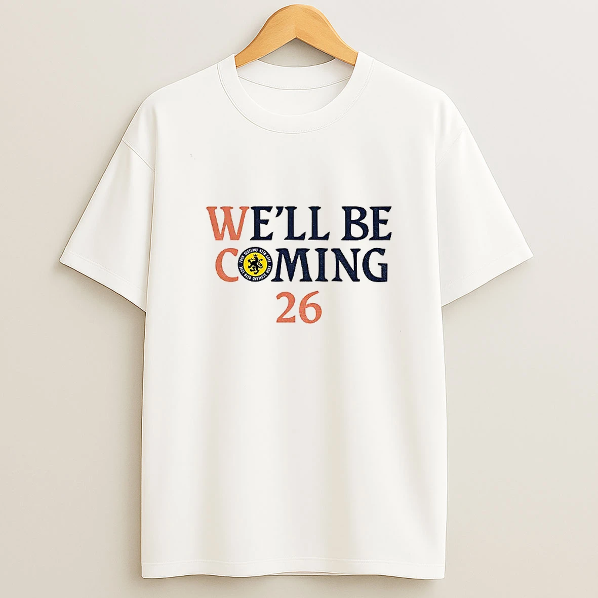 Well Be Coming 26 Scotland Fc From Scotland With Love Logo Tshirt Hoodie