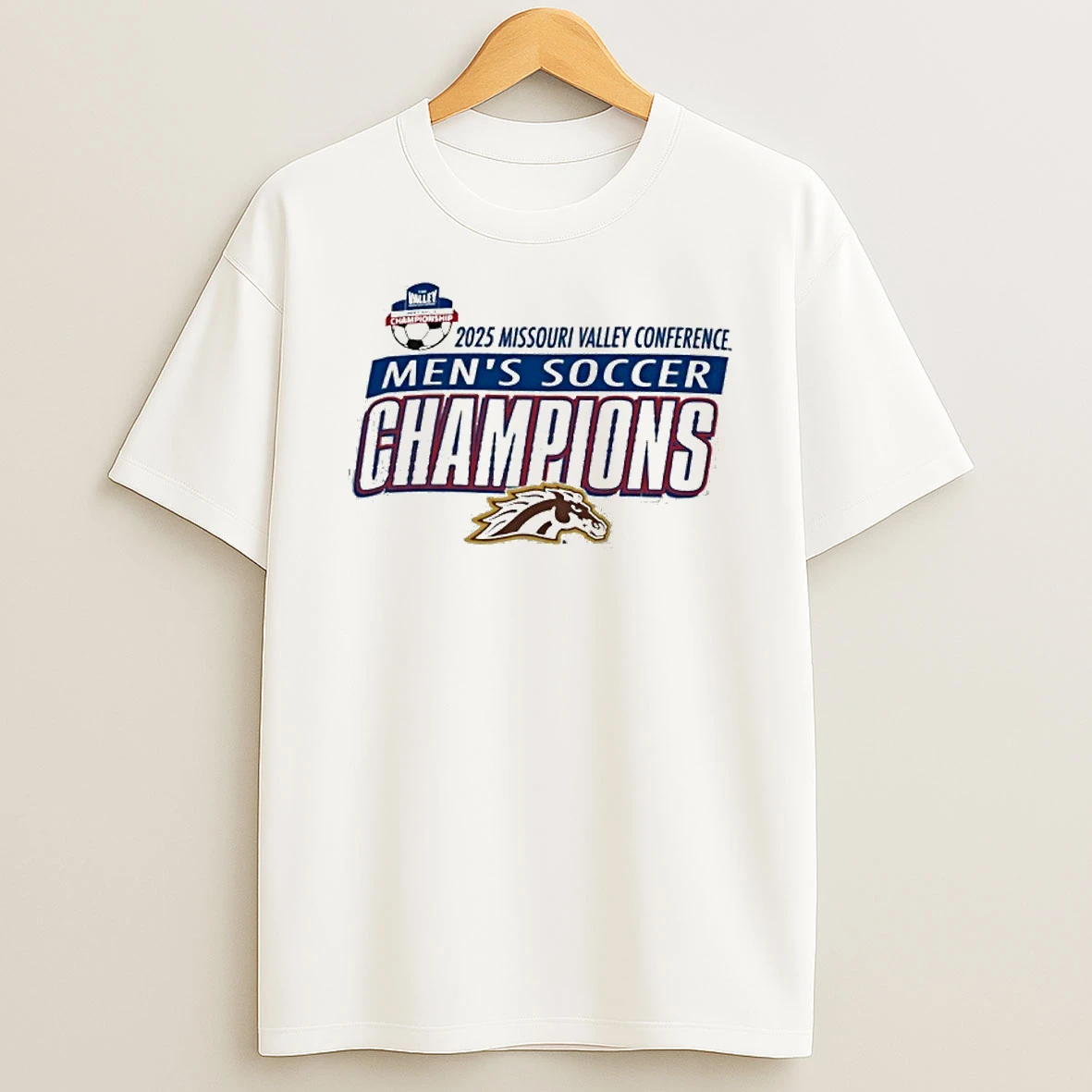 Western Michigan Broncos 2025 Mvc Mens Soccer Champions Tshirt Hoodie