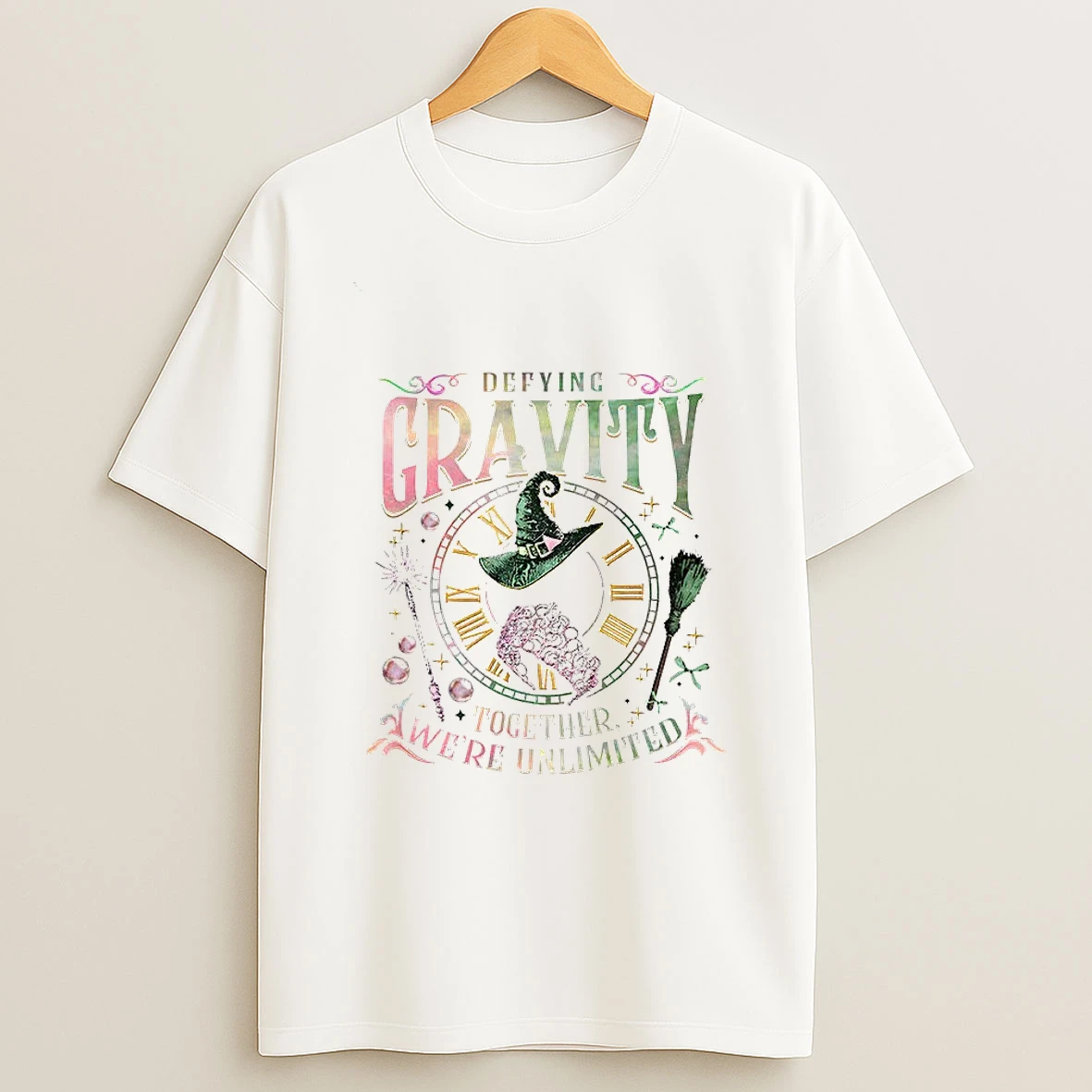 Wicked Defying Gravity Together Were Unlimited Halloween Tshirt Hoodie