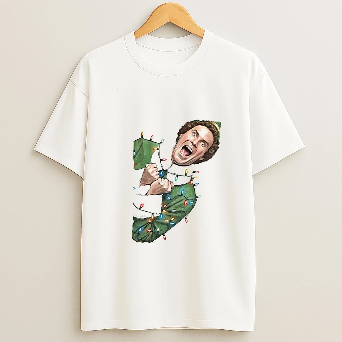 Will Ferrell Buddy The Elf Christmas Movie Character Merry Christmas Tshirt Hoodie