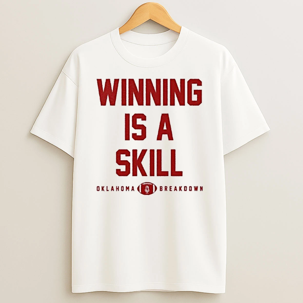 Winning Is A Skill Oklahoma Breakdown Tshirt Hoodie