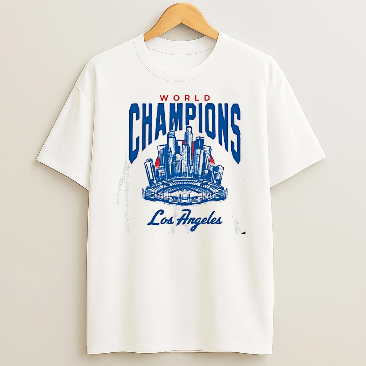 World Champions 2025 Los Angeles Dodgers Skyline Tshirt Hoodie
