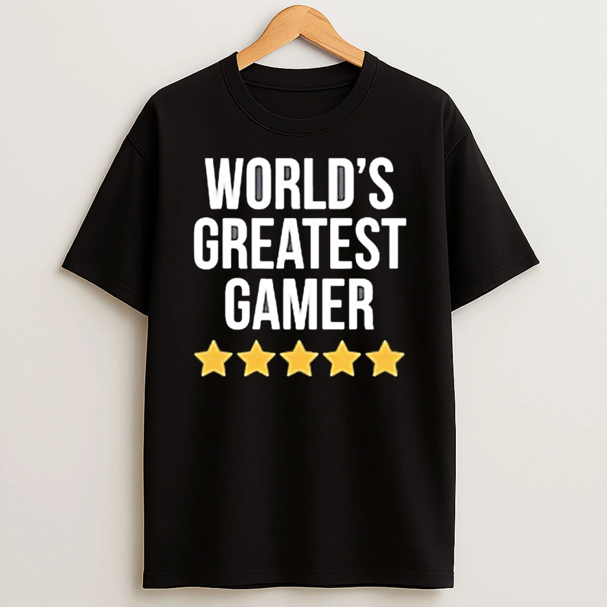 Worlds Greatest Gamer Black Tshirt Hoodie