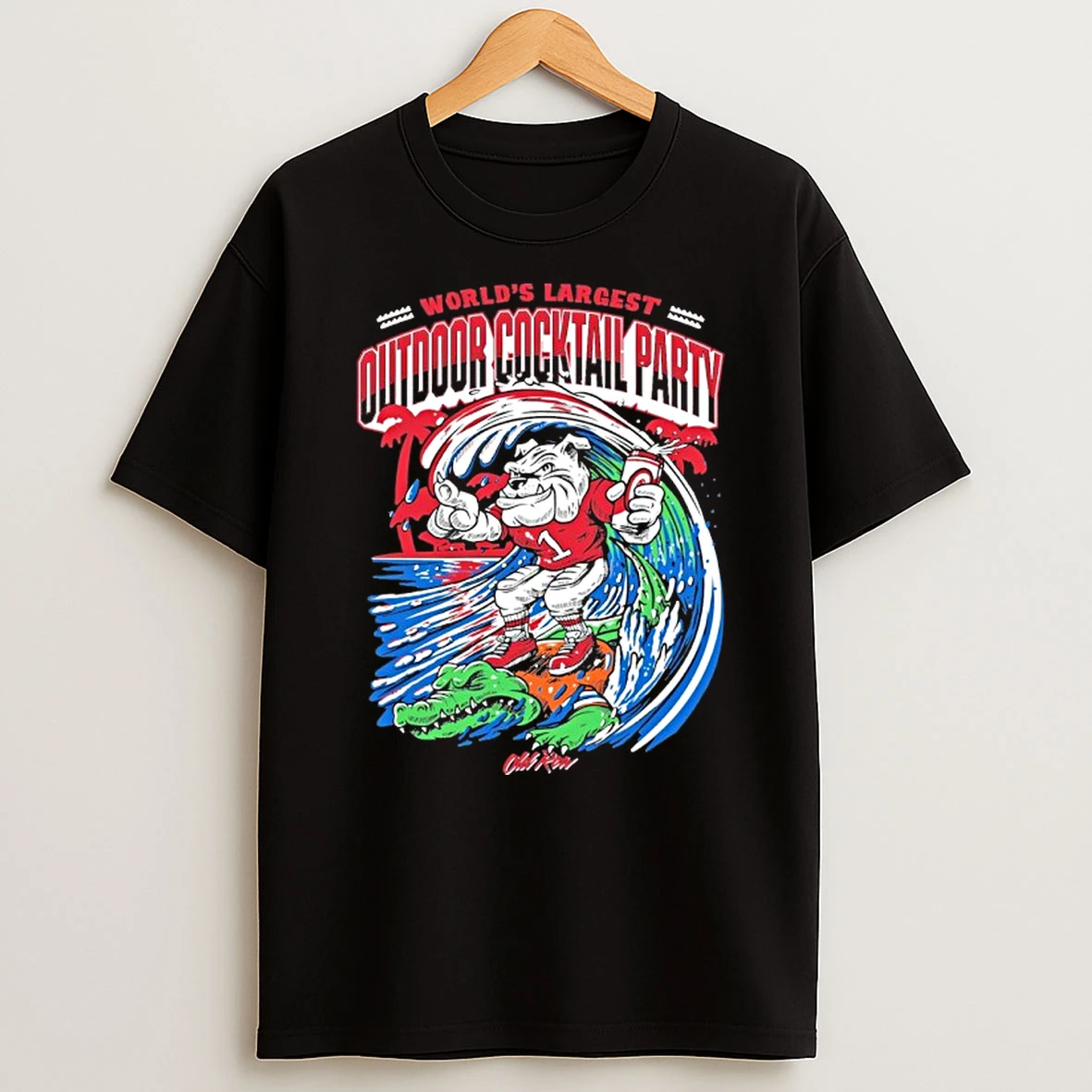 Worlds Largest Outdoor Cocktail Party Ga Beat Florida Tshirt Hoodie