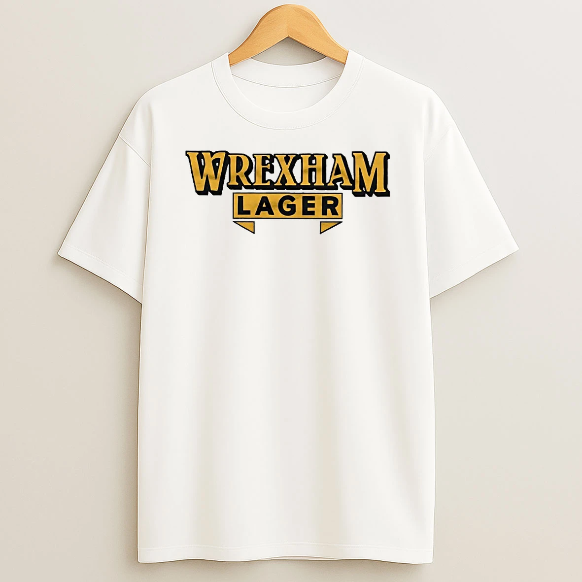 Wrexham Lager Logo Circle Tshirt Hoodie