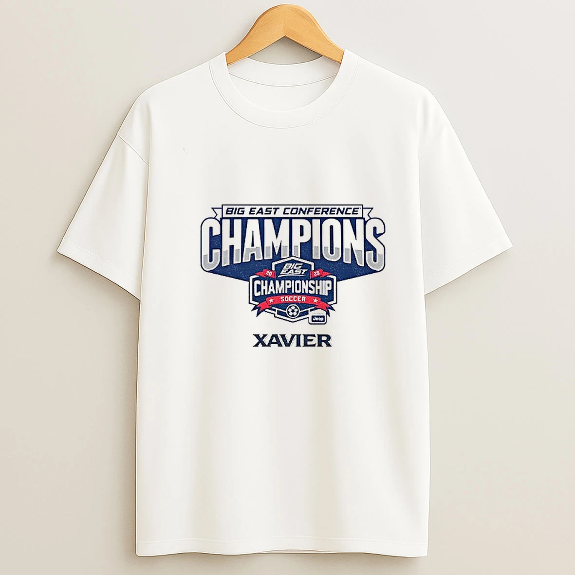 Xavier Big East Conference Champions Ncaa Division I Soccer Logo Tshirt Hoodie