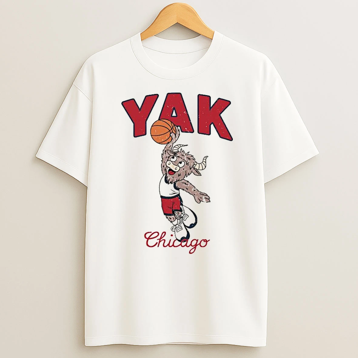 Yak Chicago Basketball Tshirt Hoodie