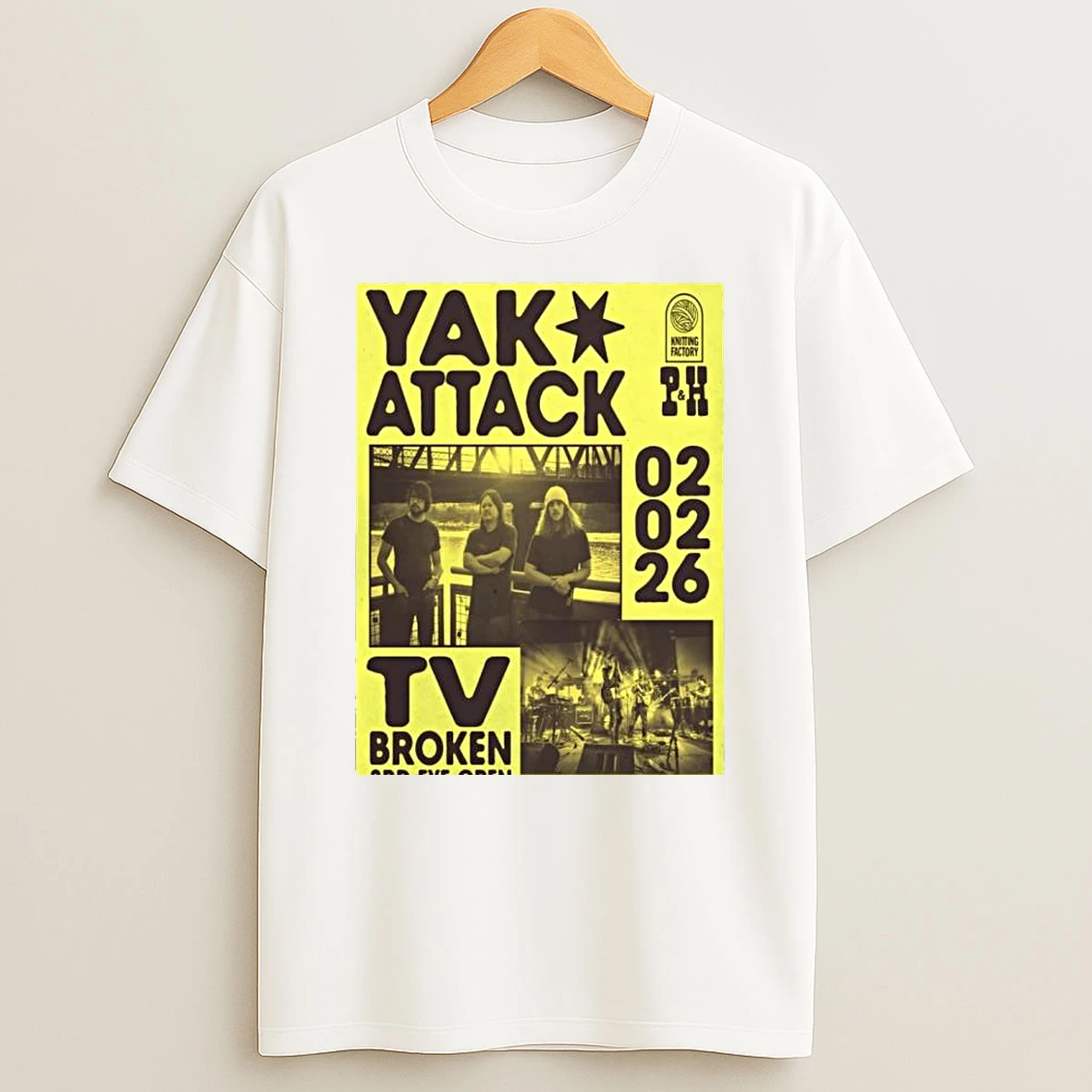 Yakattack Pappy And Harriets Indoor Stage Pioneertown Ca Feb 2 2026 Tshirt Hoodie