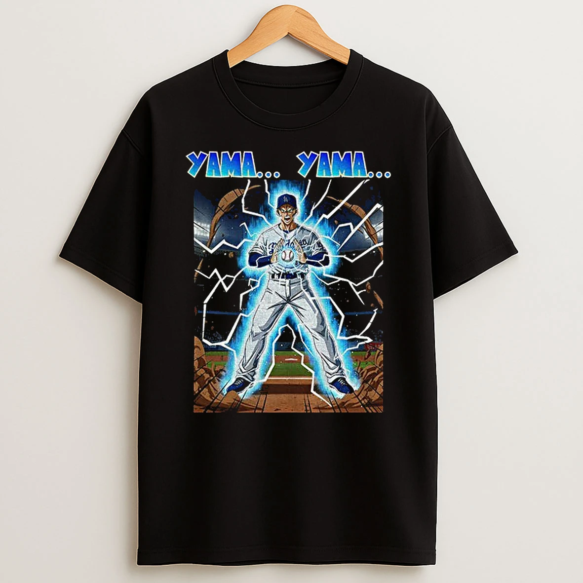 Yoshinobu Yamamoto Anime Los Angeles Dodgers Baseball Mlb Yama Yama Tshirt Hoodie
