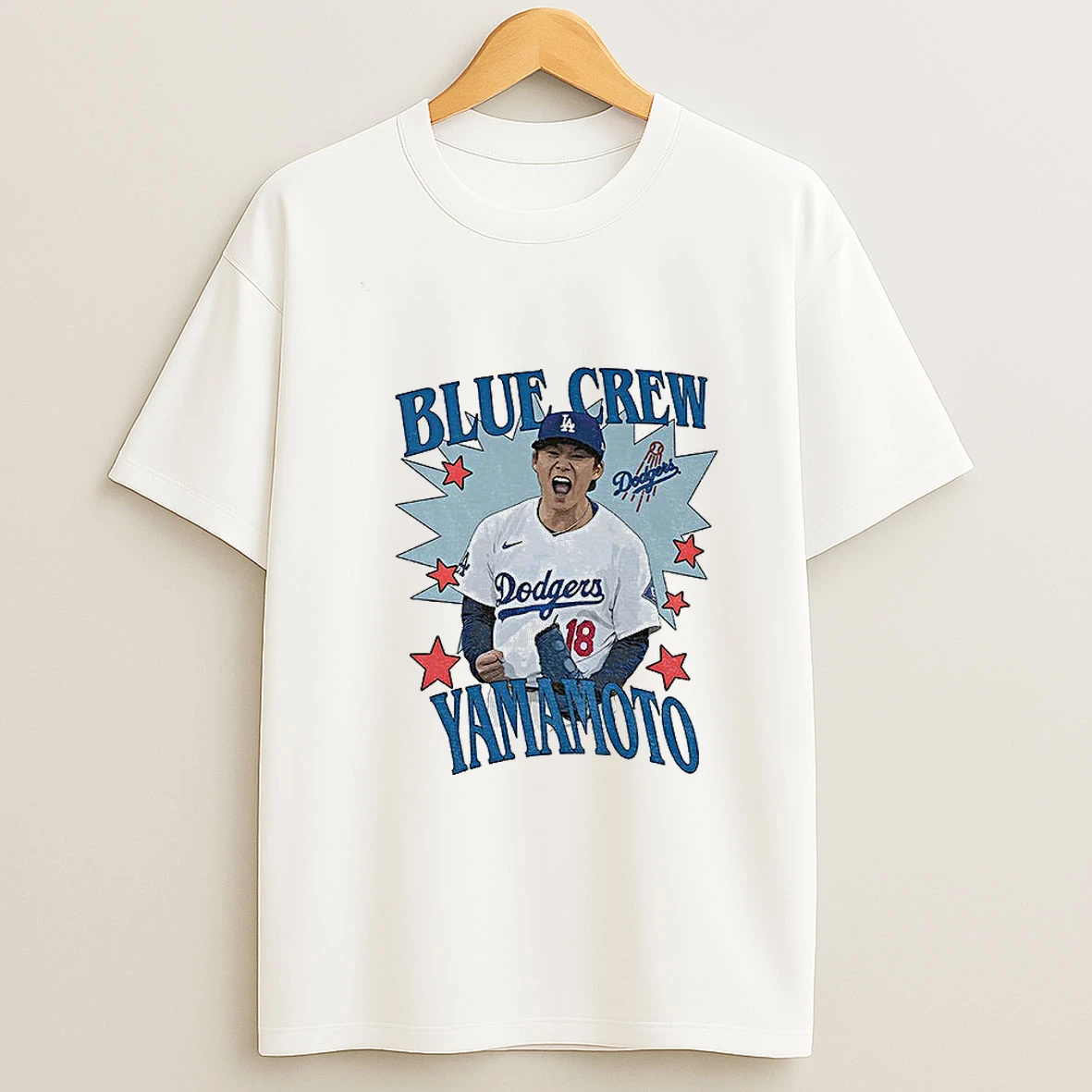 Yoshinobu Yamamoto Blue Crew Los Angeles Dodgers Baseball Players World Series 2025 Tshirt Hoodie
