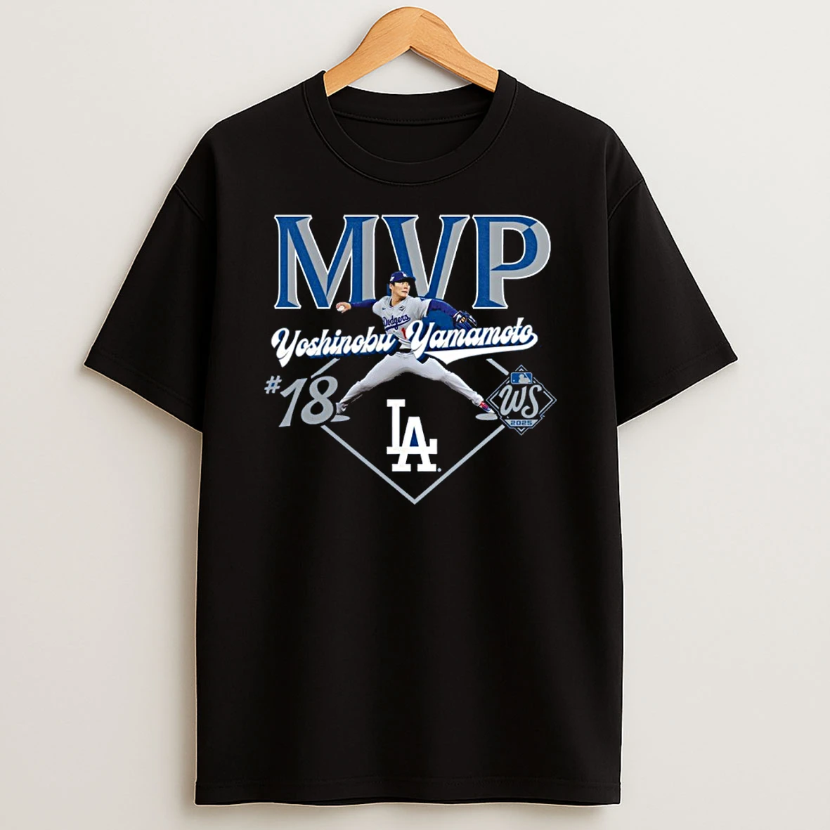 Yoshinobu Yamamoto Los Angeles Dodgers 2025 World Series Mvp Tshirt Hoodie