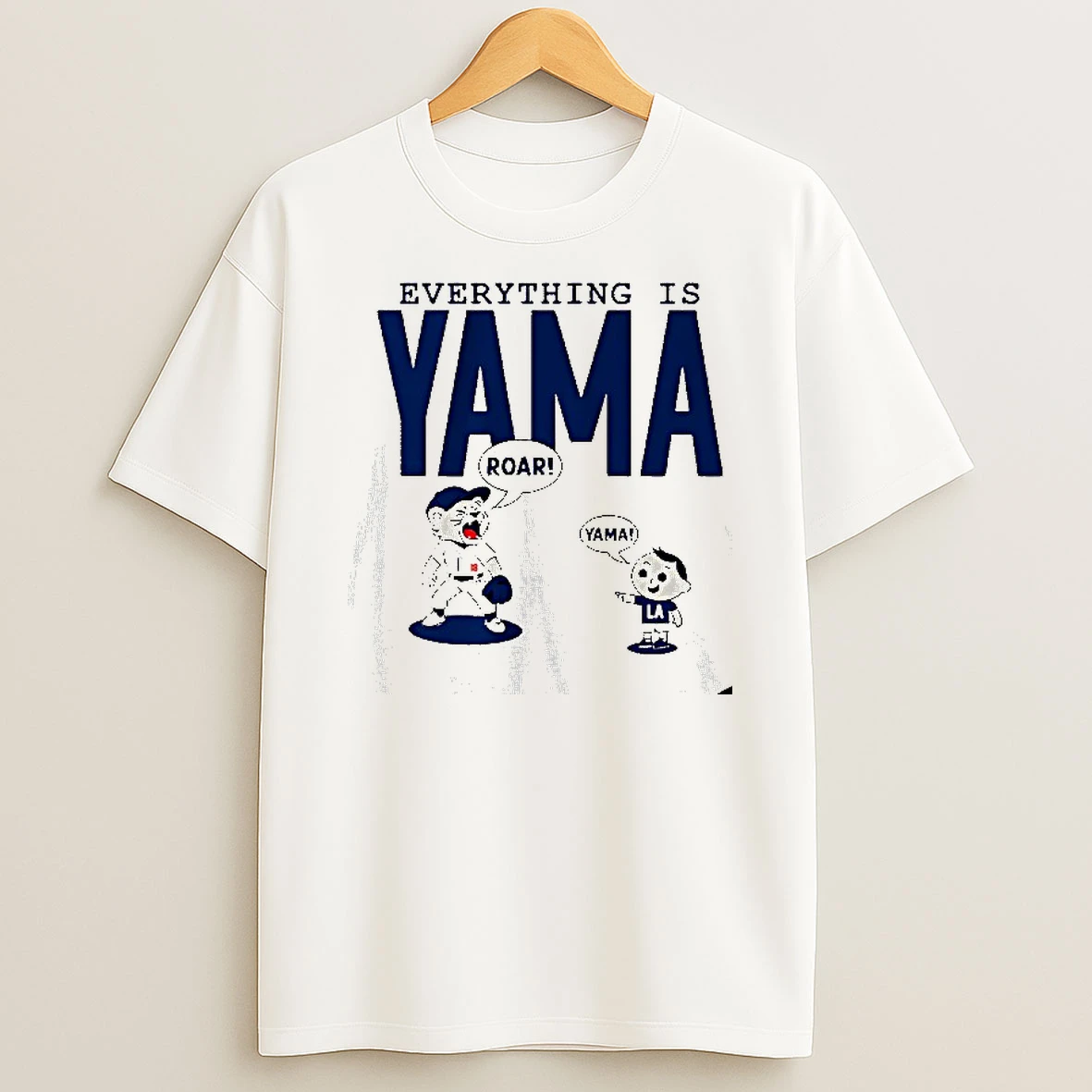 Yoshinobu Yamamoto Los Angeles Dodgers Everything Is Yama Tshirt Hoodie