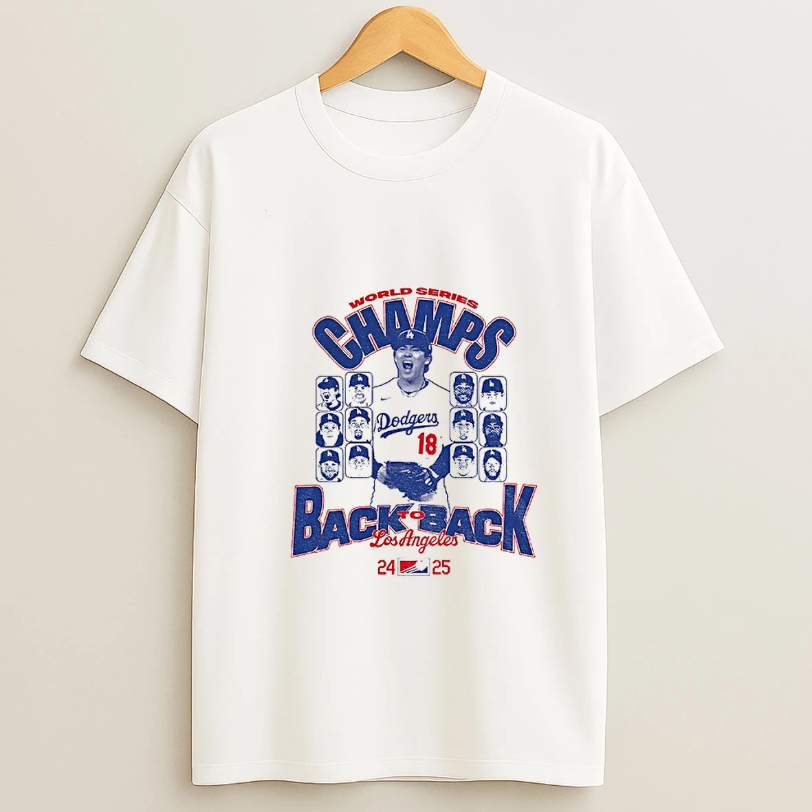 Yoshinobu Yamamoto Mvp Back To Back World Champs Los Angeles Dodgers Mlb 24 25 Tshirt Hoodie