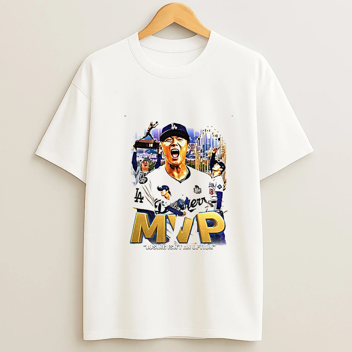 Yoshinobu Yamamoto Mvp Losing Isnt An Option World Series 2025 Mlb Signature Tshirt Hoodie