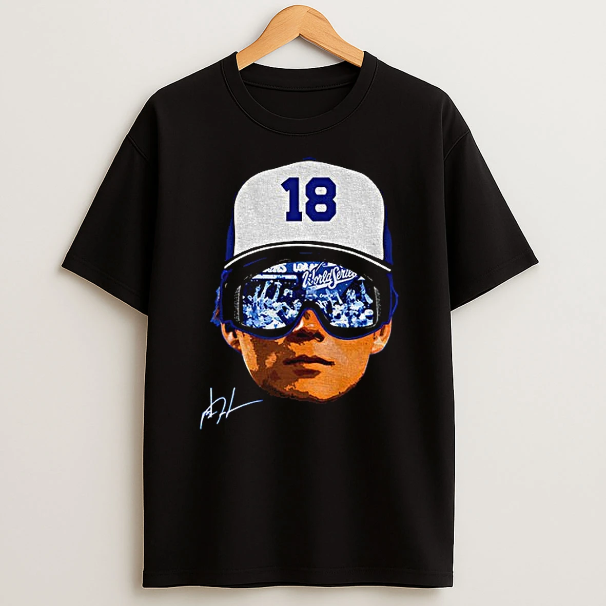 Yoshinobu Yamamoto Sunglasses Mvp Los Angeles Dodgers Mlb Baseball Champions 2025 Signature Tshirt Hoodie