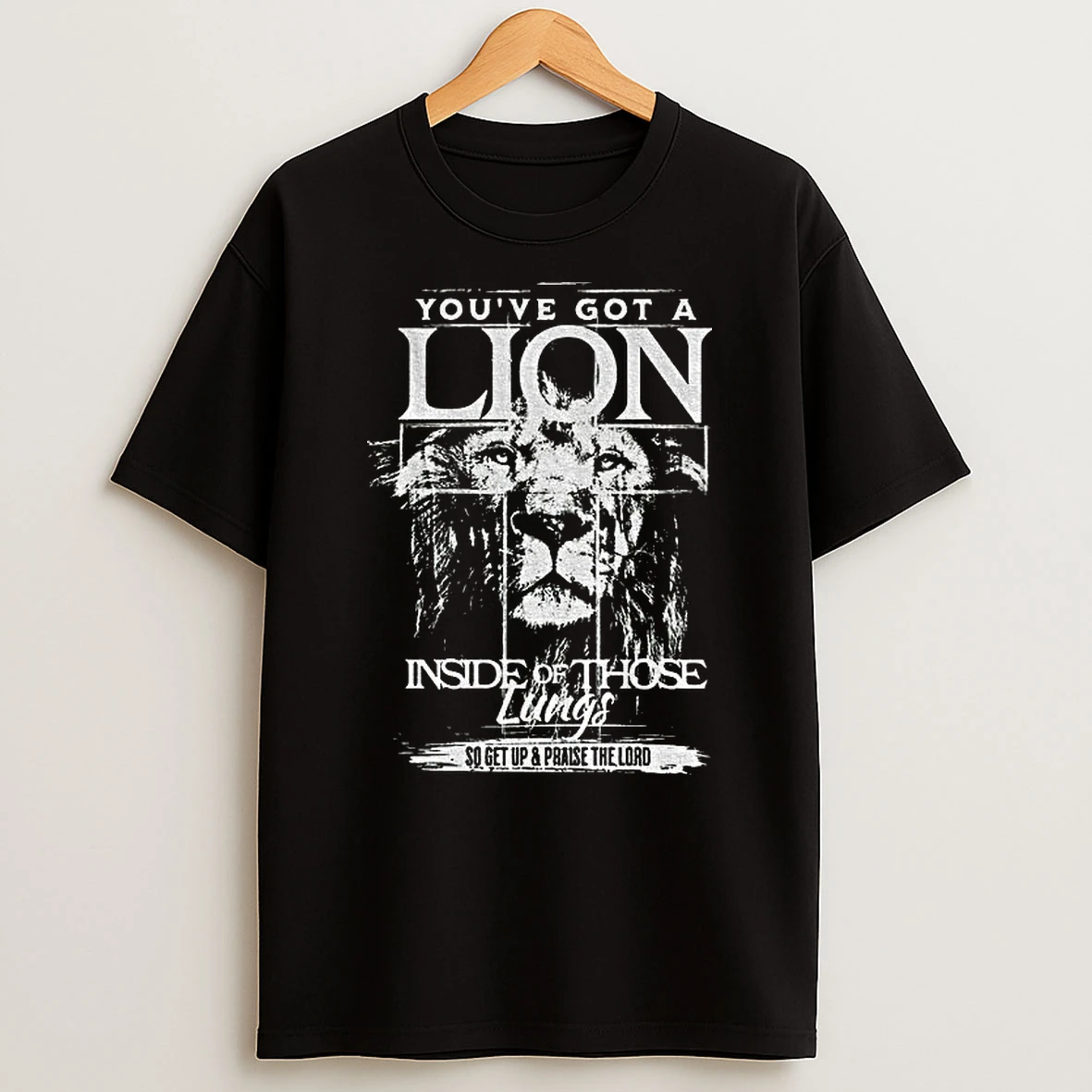 Youve Got A Lion Inside Of Those Lungs Christian Religious Tshirt Hoodie
